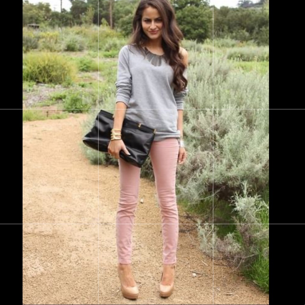 😻Abercrombie & Fitch Pink Jean